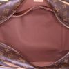 Borsa da viaggio Louis Vuitton Eole in tela monogram cerata marrone e pelle naturale - Detail D3 thumbnail