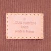 Bolsa de viaje Louis Vuitton Eole en lona Monogram revestida marrón y cuero natural - Detail D4 thumbnail