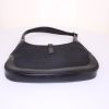 Gucci Bardot handbag in black canvas and black leather - Detail D4 thumbnail