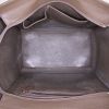 Celine Luggage medium model handbag in khaki leather - Detail D2 thumbnail