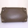 Celine Luggage medium model handbag in khaki leather - Detail D4 thumbnail
