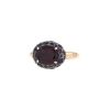 Pomellato Tabou ring in yellow gold,  silver and garnets - 00pp thumbnail