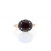 Pomellato Tabou ring in yellow gold,  silver and garnets - 360 thumbnail