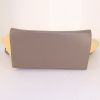 Celine Trapeze medium model handbag in taupe, yellow and white tricolor leather - Detail D5 thumbnail