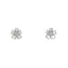 Mauboussin Éternité Tendresse small earrings in white gold,  mother of pearl and diamonds - 00pp thumbnail