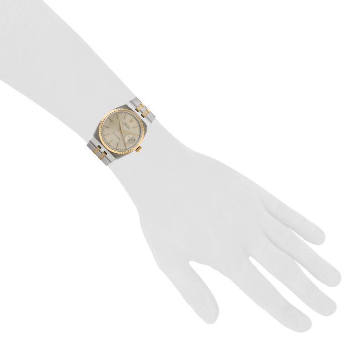 Orologio Rolex Oysterquartz Datejust in oro e acciaio Ref : 17013 Circa 1980 - Detail D1