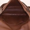 Zurrón Hermès en cuero granulado marrón - Detail D2 thumbnail