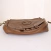 Hermès handbag in brown grained leather - Detail D4 thumbnail