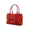 Salvatore Ferragamo shopping bag in red leather - 00pp thumbnail
