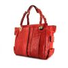 Chloé Héloïse large model handbag in red leather - 00pp thumbnail
