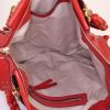 Chloé Héloïse large model handbag in red leather - Detail D2 thumbnail