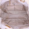 Handbag Jacquard in beige denim canvas - Detail D3 thumbnail