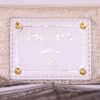 Handbag Jacquard in beige denim canvas - Detail D4 thumbnail