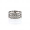Mauboussin Le Premier Jour large model ring in white gold and diamonds - 360 thumbnail