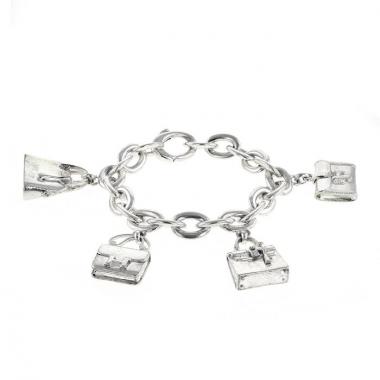 Brazalete época años 80 Hermès en plata