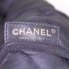Chanel Petit Shopping shoulder bag in black quilted canvas - Detail D4 thumbnail