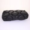 Sac bandoulière Chanel Petit Shopping en toile matelassée noire - Detail D5 thumbnail