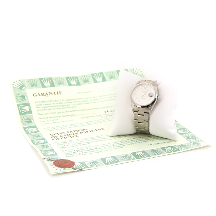 Reloj Rolex Oyster Perpetual Date de acero Ref : 15200 Circa 1996 - Detail D2