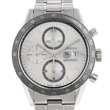Montre TAG Heuer Carrera Automatic Chronograph Tachymeter en acier Ref :  CV2011 Vers  2000