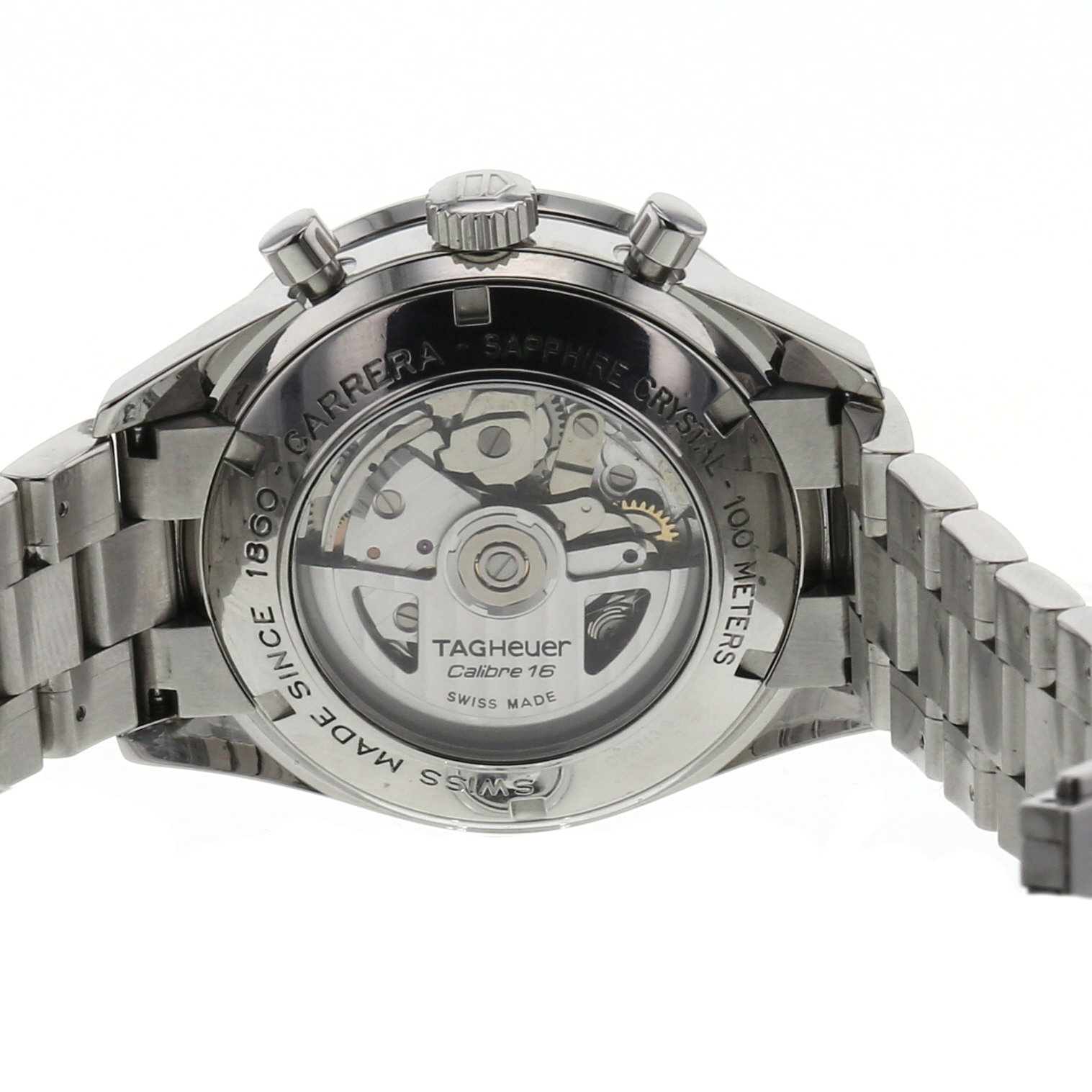 TAG Heuer Carrera Automatic Chronograph Tachymeter watch in stainless steel Ref:  CV2013 Circa  2000