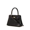 Hermès Kelly 20 cm handbag in black niloticus crocodile - 00pp thumbnail