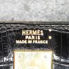 Sac à main Hermès Kelly 20 cm en crocodile niloticus noir - Detail D4 thumbnail