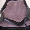 Bottega Veneta Fourre-tout shopping bag in green intrecciato leather - Detail D2 thumbnail