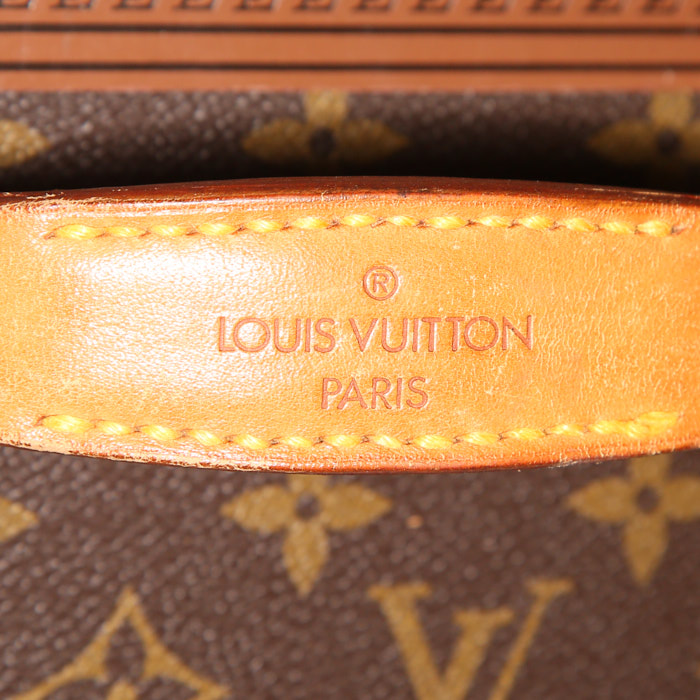 Maleta Louis Vuitton en lona Monogram y fibra vulcanizada - Detail D3