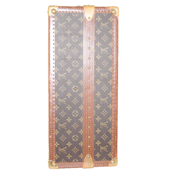 Maleta Louis Vuitton en lona Monogram y fibra vulcanizada - Detail D4