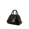 Prada Gaufre handbag in black patent leather - 00pp thumbnail