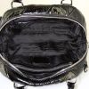 Prada Gaufre handbag in black patent leather - Detail D2 thumbnail