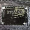 Bolso de mano Prada Gaufre en charol negro - Detail D3 thumbnail
