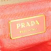 Prada Daino shopping bag in coral leather - Detail D3 thumbnail