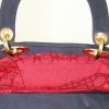 Dior Lady Dior mini handbag in black canvas cannage - Detail D3 thumbnail