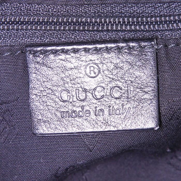 Borsa da spalla o a mano Gucci Sukey modello grande in pelle monogram nera - Detail D3