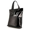 Loewe T shopper  shopping bag in black patent leather - 00pp thumbnail