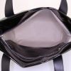 Loewe T shopper  shopping bag in black patent leather - Detail D2 thumbnail