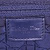 Bolso de mano Dior Lady Dior modelo grande en lona denim azul - Detail D3 thumbnail