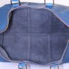 Borsa da viaggio Louis Vuitton Keepall 45 in pelle Epi blu - Detail D2 thumbnail