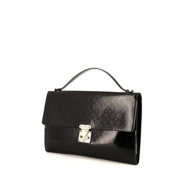 Louis Vuitton Anouchka pouch in black monogram patent leather