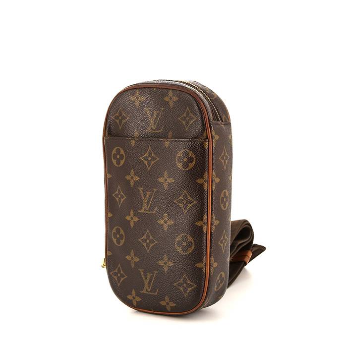 Louis Vuitton LV Shoulder Bag Pochette Gange Brown Monogram