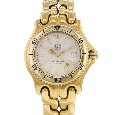 Orologio TAG Heuer Aquaracer Lady in oro placcato e acciaio Circa  2000