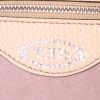 Tod's Joy mini shoulder bag in beige grained leather and yellow leather - Detail D4 thumbnail