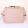 Tod's Joy mini shoulder bag in beige grained leather and yellow leather - Detail D5 thumbnail