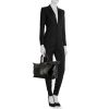 Yves Saint Laurent Easy handbag in black patent leather - Detail D1 thumbnail