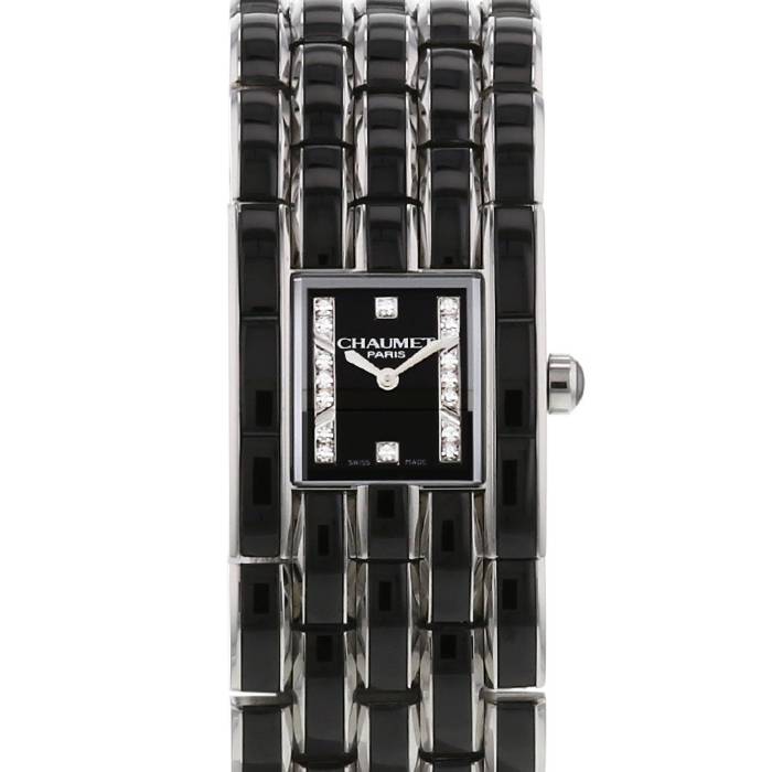 Chaumet Khesis watch in stainless steel and black ceramic Circa  2010 - 00pp