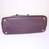 Sac cabas Prada Lux Tote en cuir saffiano violet - Detail D4 thumbnail