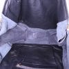 Shopping bag Celine Gusset in tela beige e pelle nera - Detail D2 thumbnail