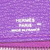 Hermès agenda-holder in purple lizzard - Detail D3 thumbnail