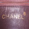 Borsa a spalla Chanel Vintage in camoscio trapuntato marrone - Detail D3 thumbnail